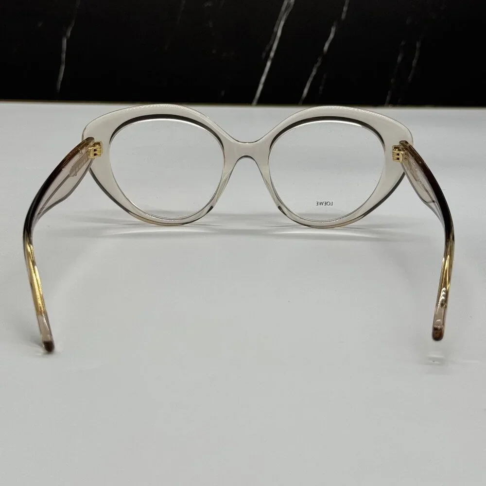 NEW LOEWE LW50088I 057 WOMEN EYEGLASSES TRANSPARENT BEIGE LOEWE EYEWEAR